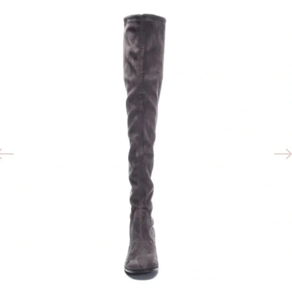Chinese Laundry Mystical Over-The-Knee Boots Gunmetal - 6M - Picture 3 of 11